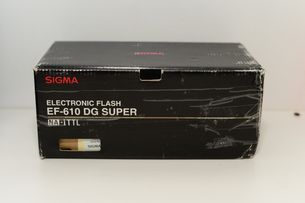 sigma electronic flash EF-610 DG SUPER NA-ITTL FOR NIKON
