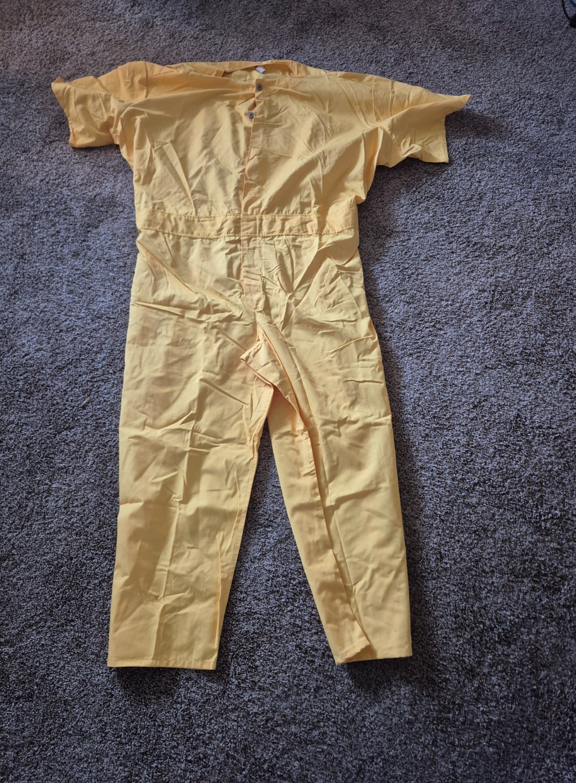 DOC Department Corrections Prisoner Jail Inmate Uniform Jumpsuit  Yellow Painter