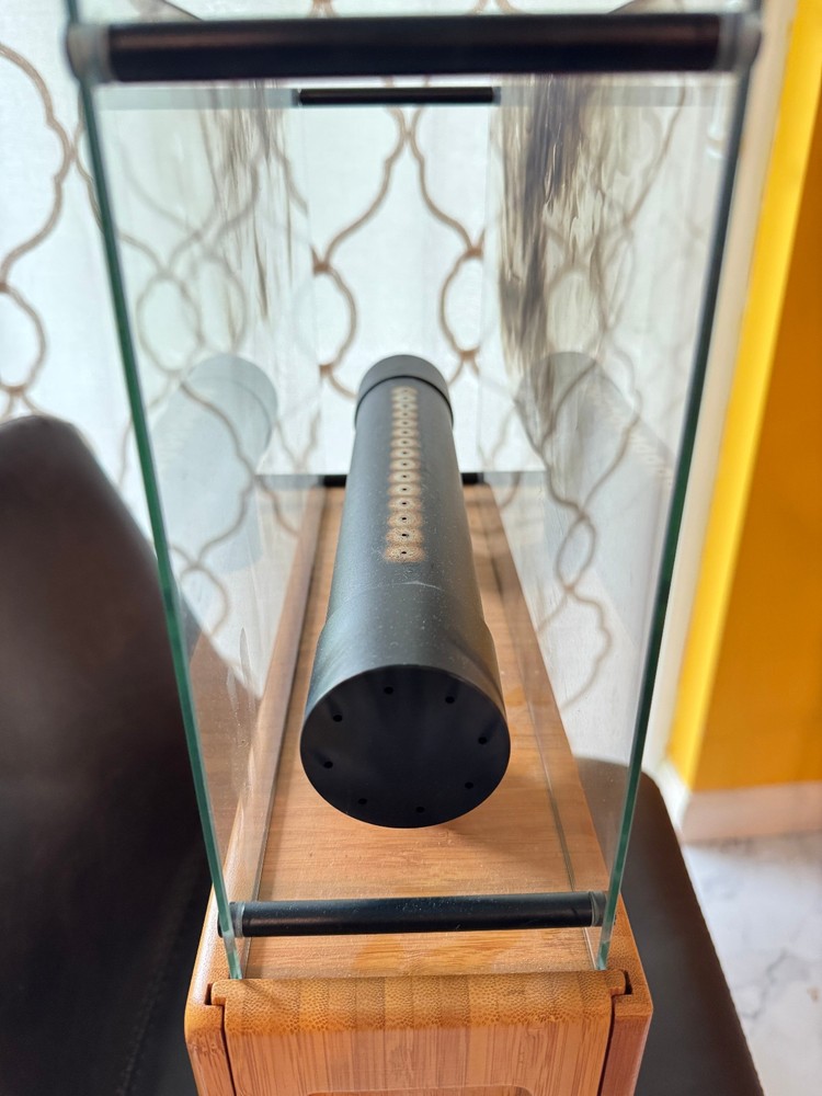 Fireside Audiobox Black – Bluetooth Speaker with Real Dancing Flames