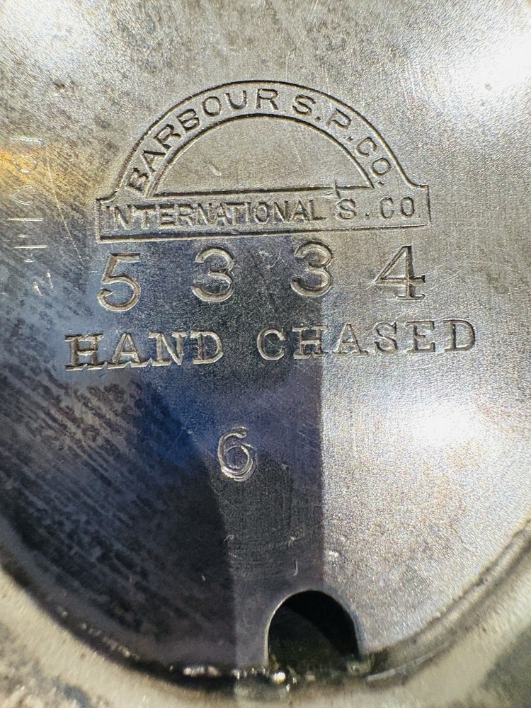 Barbour S.P. Co. International Victorian Silverplate Hand Chased Teapot