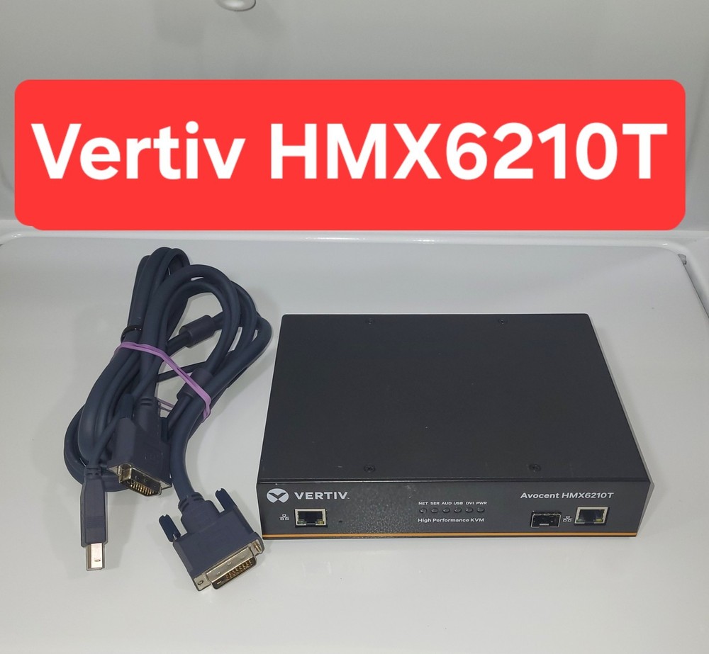 VERTIV Avocent HMX6210T High Performance KVM Transmitter Rack Rail Studio