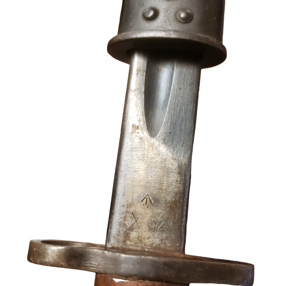 WW2 Australian Armed Forces Pattern 1907 Bayonet & Scabbard - Dated 1943