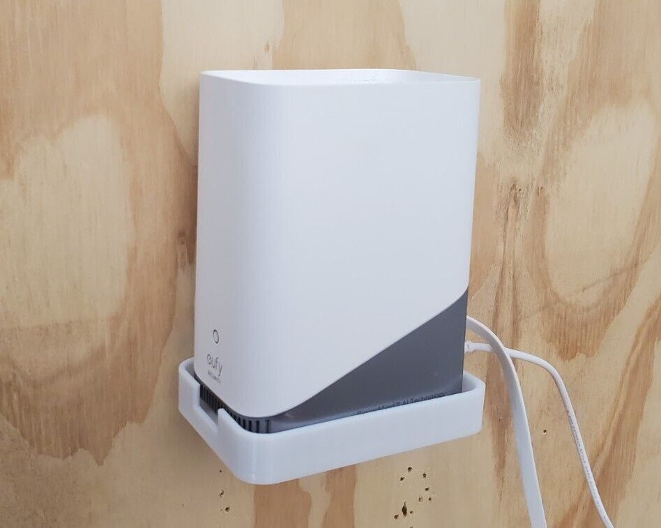 Eufy Security HomeBase 3 S380 Wall Mount Base Holder 3D Printed