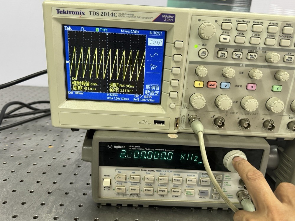 Agilent 33120A Function/Arbitrary Waveform Generator Tested Output AS-IS