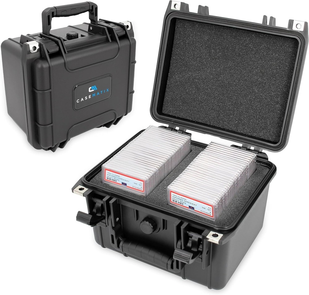 Crushproof Card Container with Dividers