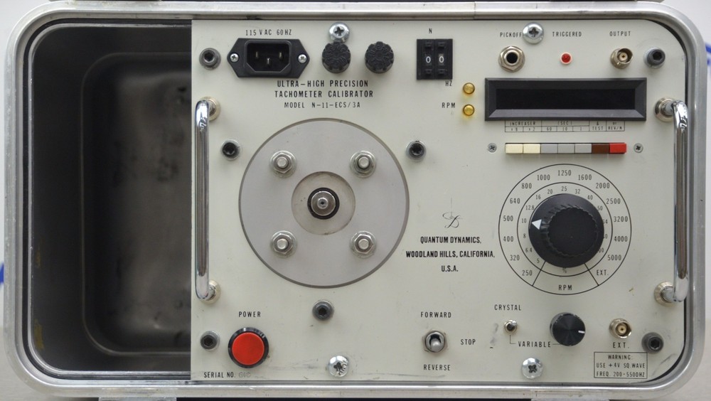 Quantum Dynamics N-11-ECS/3A Ultra High Precision Tachometer Calibration System