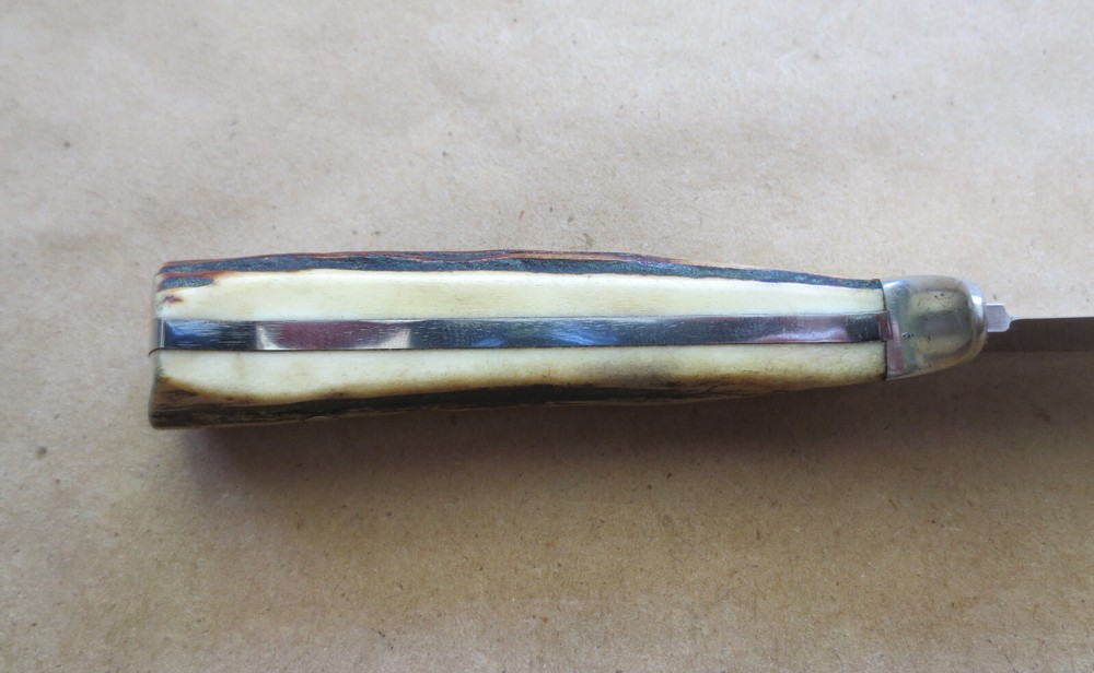 Bill Simons Fixed Blade Custom Knife w/Sheath 1984