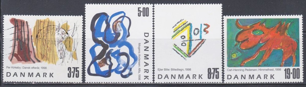 Denmark - Scott #s 1102-05, used