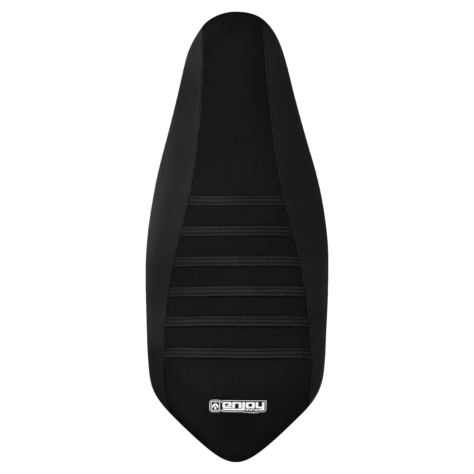 Yamaha Raptor 700 700 R Seat Cover 2006-2024 BLACK / BLACK RIBS #193