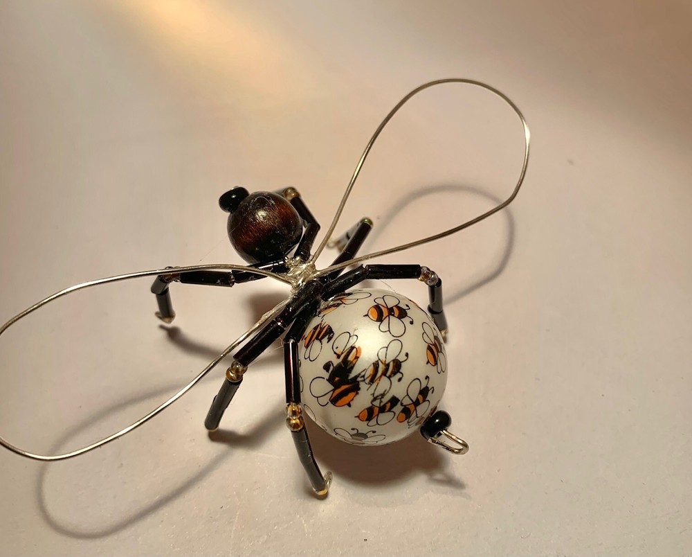 Handmade Bead & Wire BUMBLE BEE