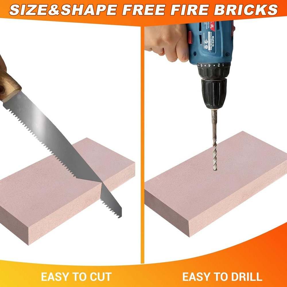 Fire Bricks, Woodstove Firebricks, High Temperature Resistant Clay Firebricks fo