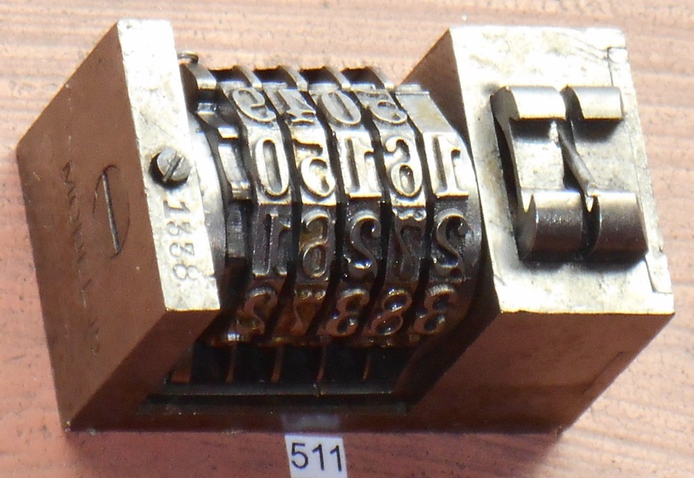 Letterpress Numbering Machine (NATIONAL )
