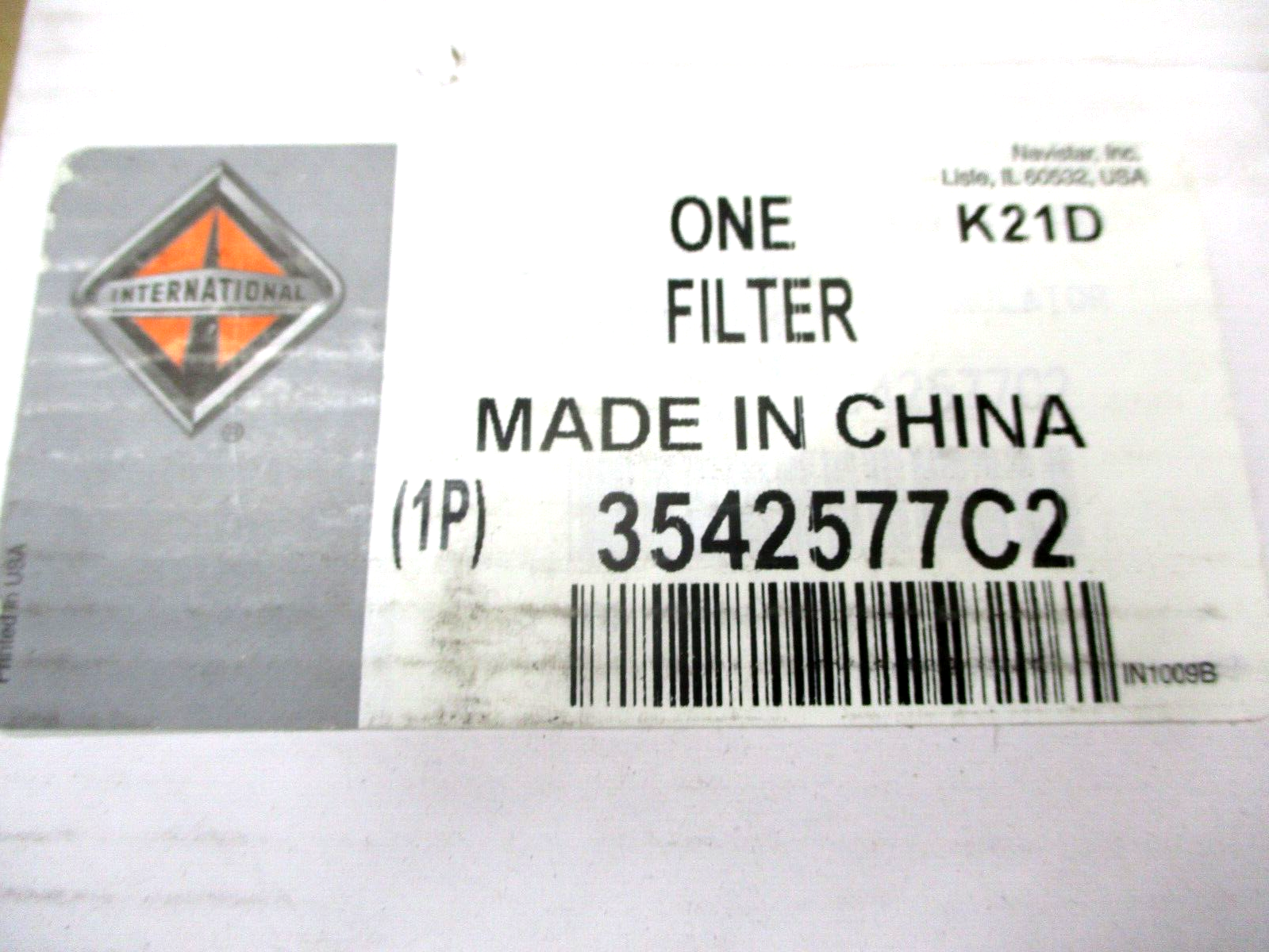 3542577C2 OEM INTERNATIONAL BERGSTROM AC ACCUMULATOR RECEIVER DRIER 4000 SERIES