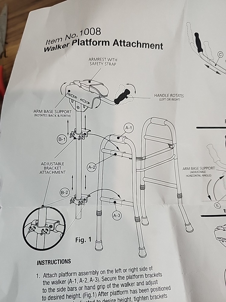 Walker Platform Attachment