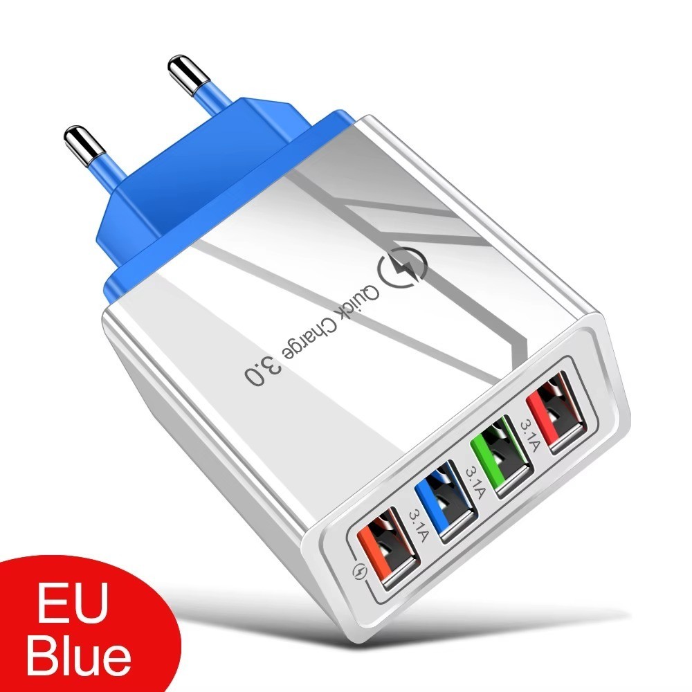 Hyper Charge Pro Charger – 4-Port Quick Charge for Android iPhone Fast Charging