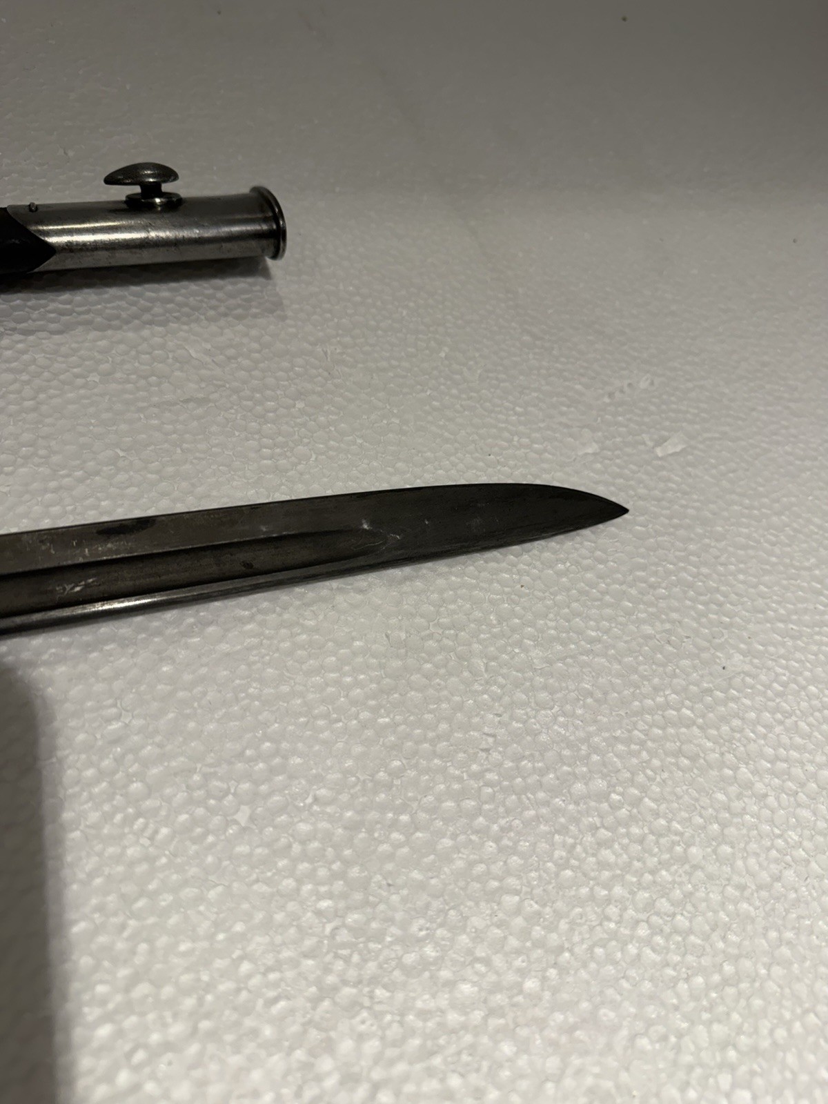 WWI WWII British English Pattern 1907 Rifle Bayonet Knife & Scabbard