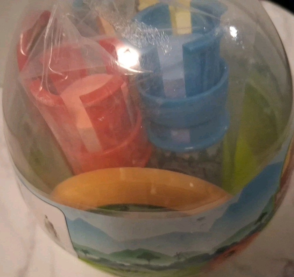 Jurassic World Explorers Easter Fun Set Bubbles Chalk Mini Disc New Unopened