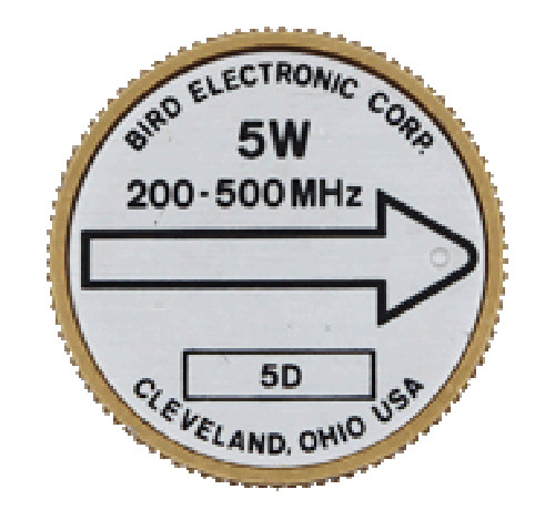 Bird 43 Wattmeter Element # 5D