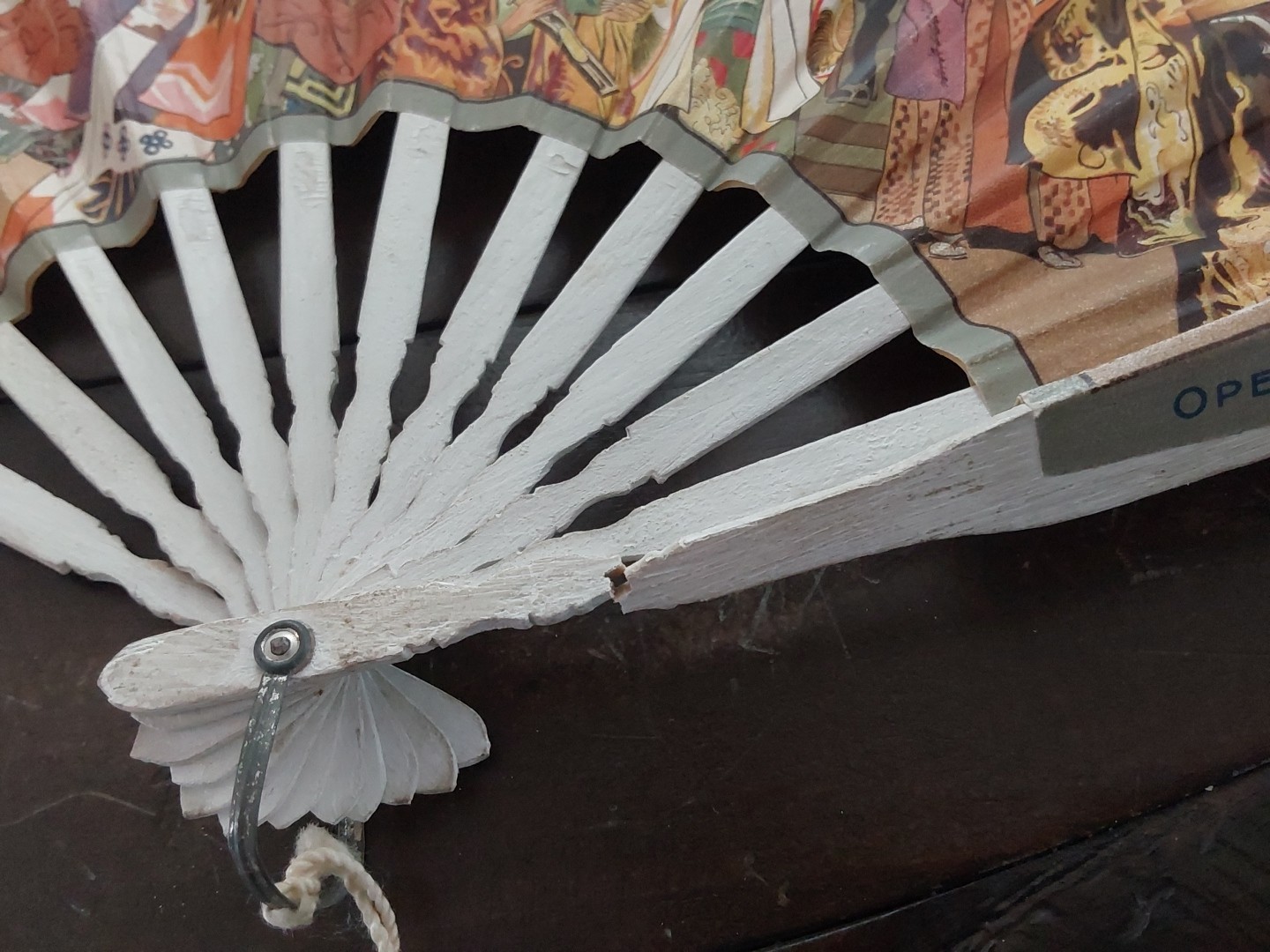 The Mikado 1900s Hand Fan "The Sphere" Theater Gilbert & Sullivan Opera