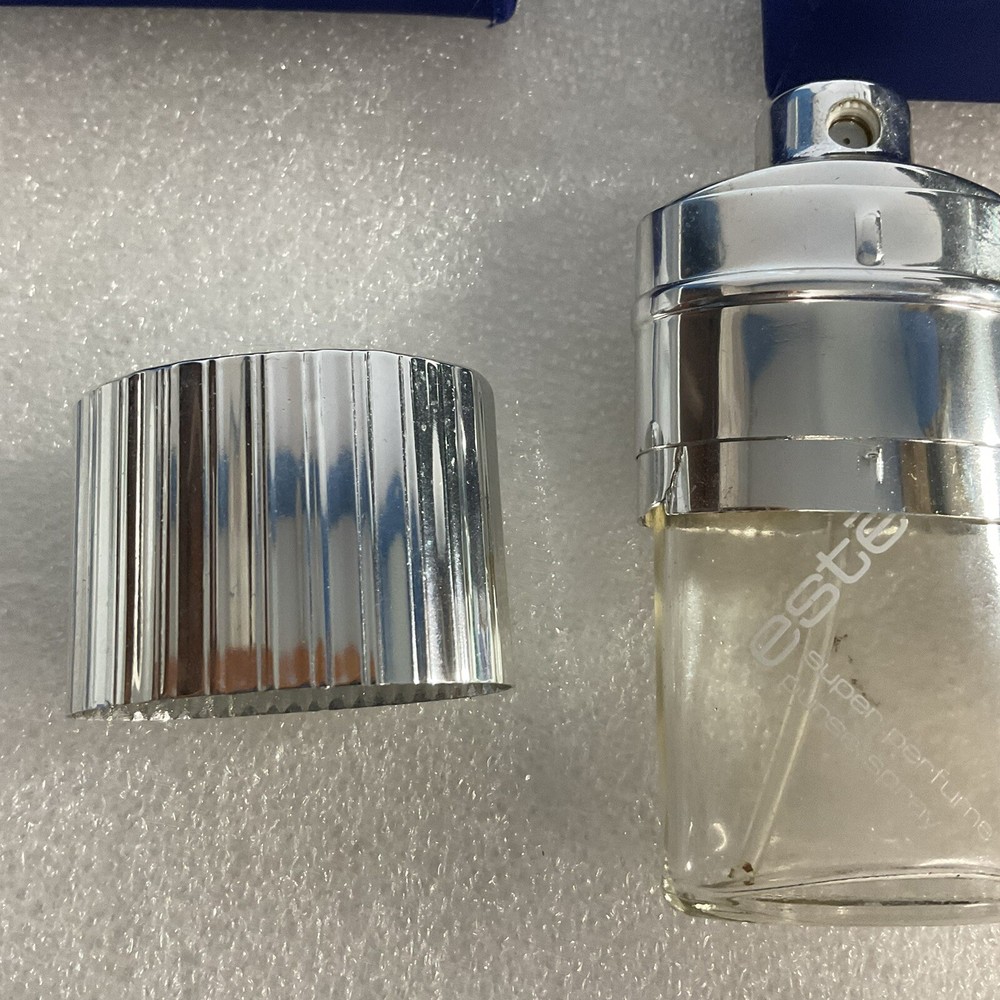 Vintage Empty Silver Tone Este Lauder Super Spray Perfume Sprayer