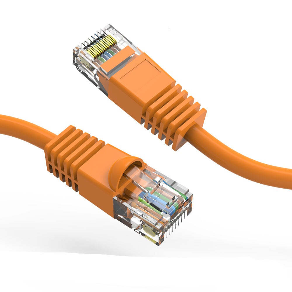 6Ft CAT6 UTP Ethernet Network Booted Cable Orange