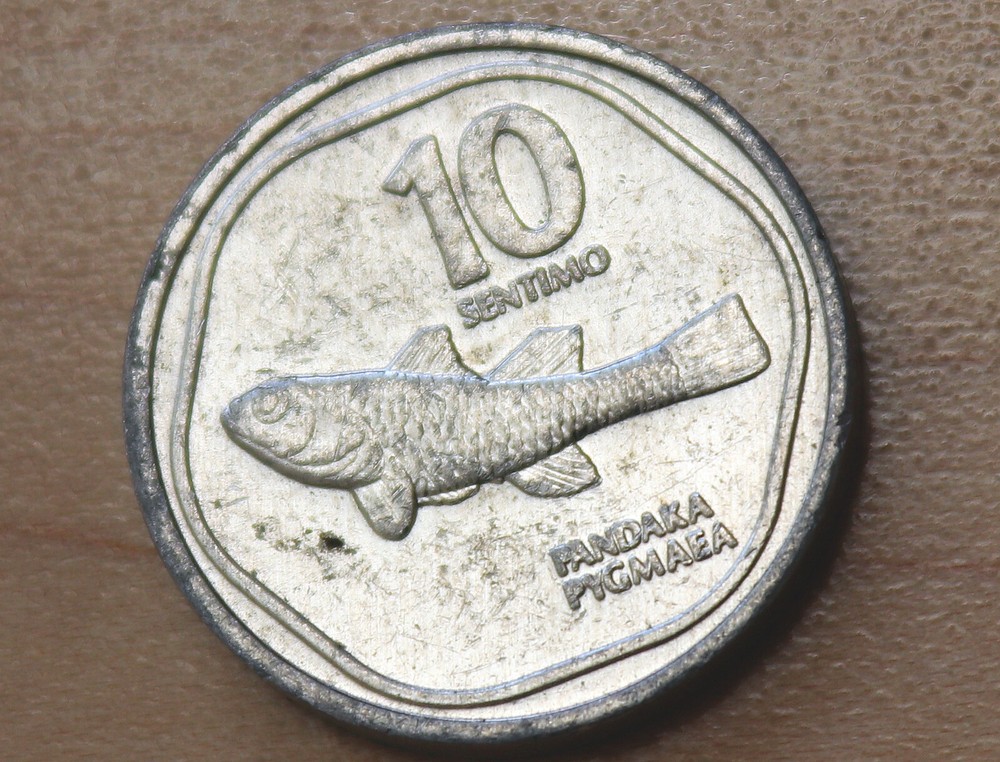 1993 Philippines 10 Sentimo Goby Fish