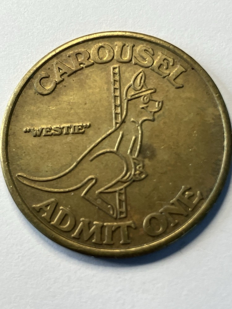 Old Paramus Carousel Token Kangaroo #uc1