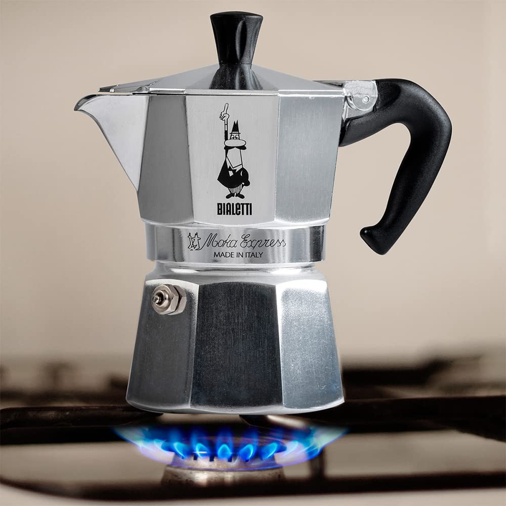 Bialetti - Moka Express: Iconic Stovetop Espresso Maker, Makes Kitchen