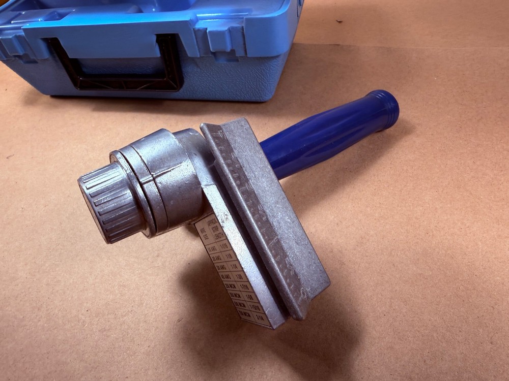 GREAT IDEAL 45-156 Power Cable Stripper Electrical Wire Insulation Tool in Case