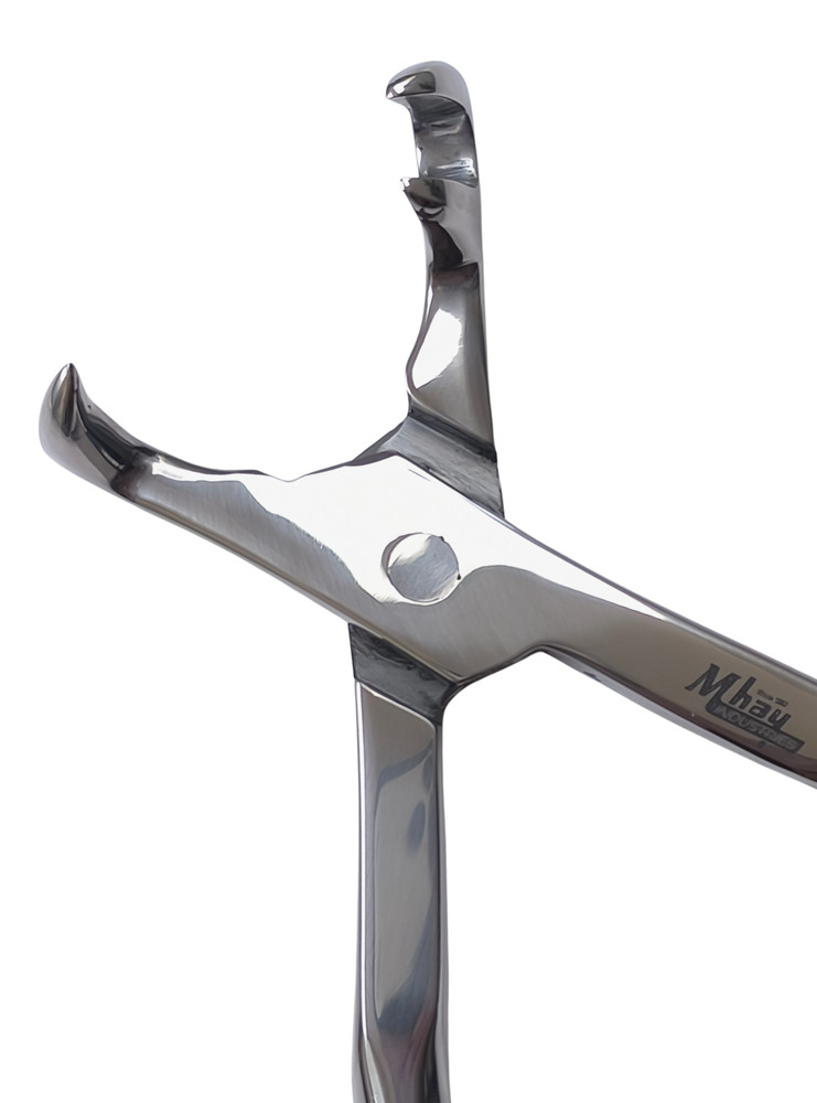 Three Prong Off Side Pony Forceps 12"