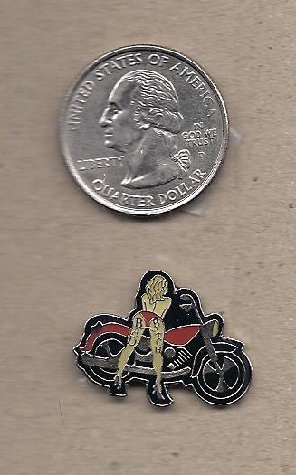 BAD A$$ BIKER BABE  JACKET PIN