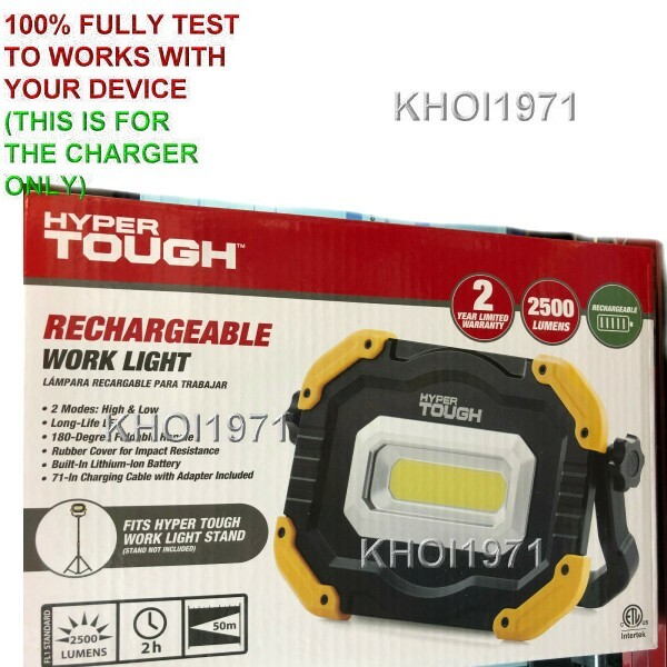 WALL Charger AC adapter for 7046 HYPER TOUGH work light 2500 lumens 9V-VOLT