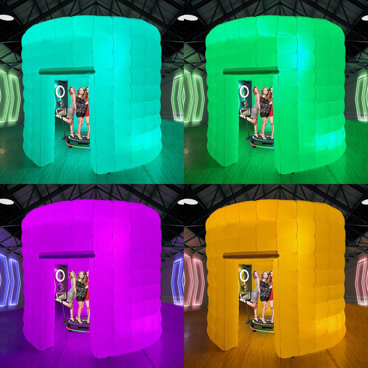 Inflatable Photo Booth, Portable Photo Booth Enclosure Tent for Weddings Parties