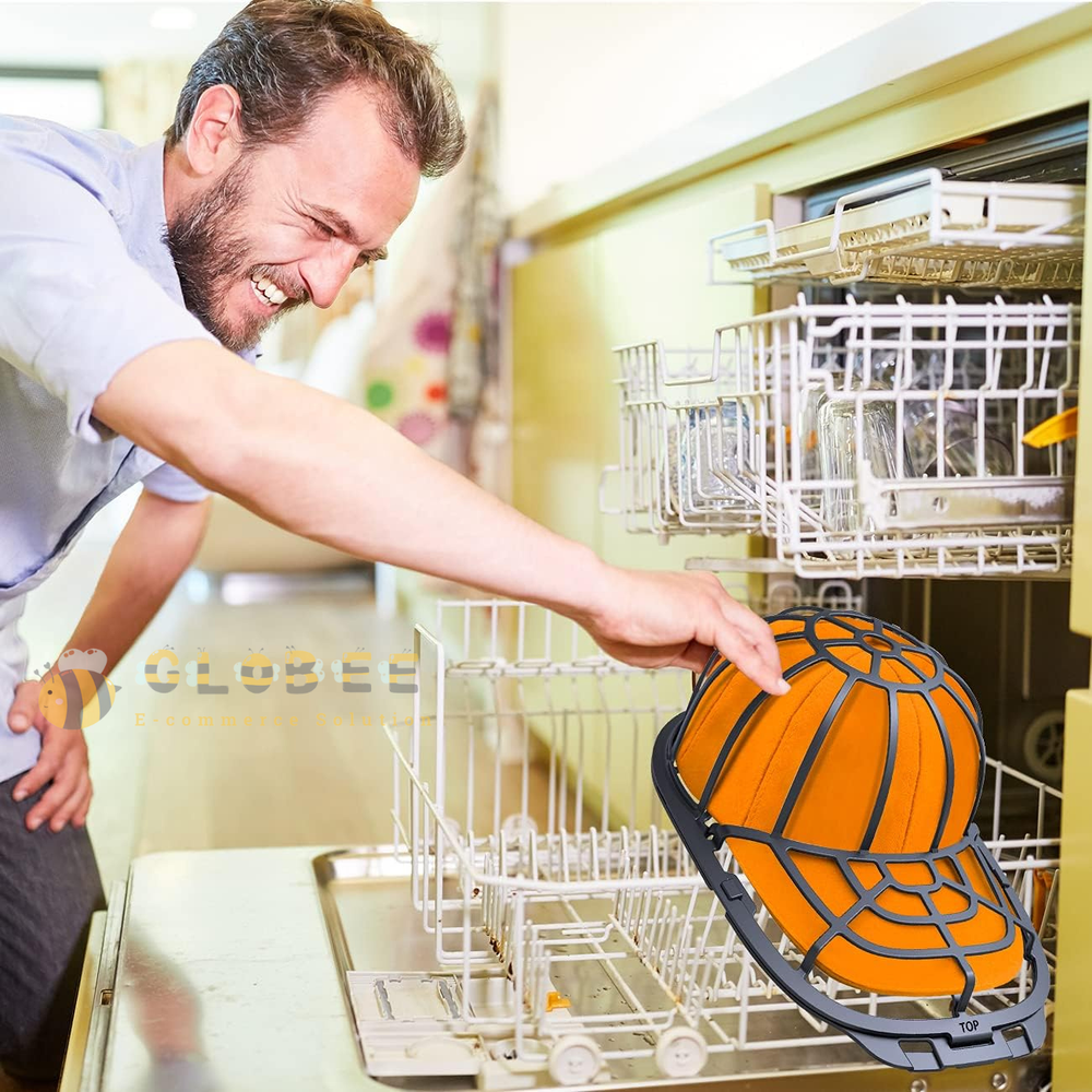 Hat Washer Baseball Cap Cleaner Protector Machine Washing Cage Cap Holder Frame