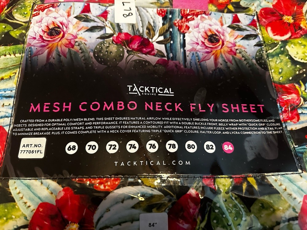 Tacktical Mesh Combo Neck Fly Sheet Size 84