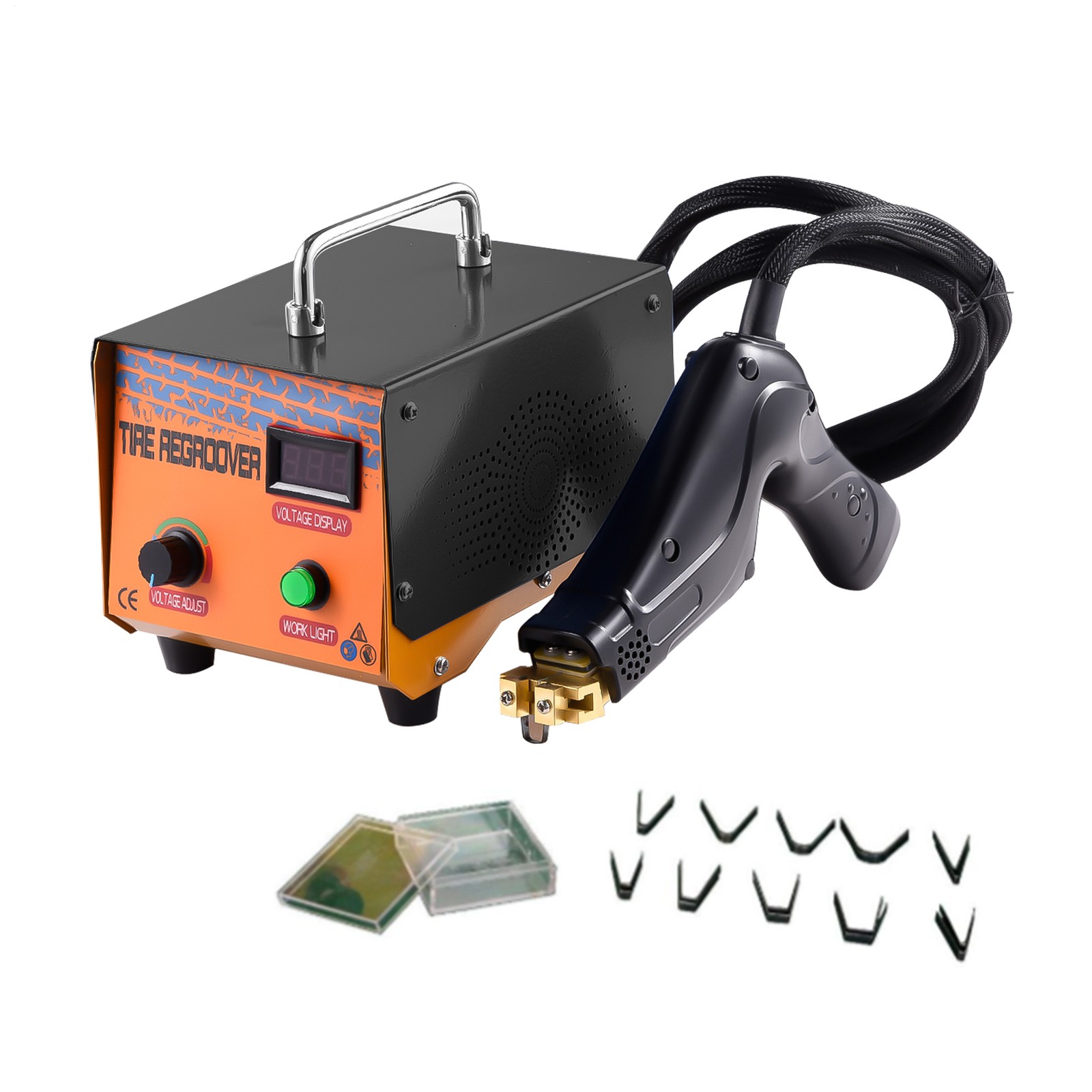 Tire Grooving Tool Cutter 1000W 110V, Professional Tire Groover Heated Machine--