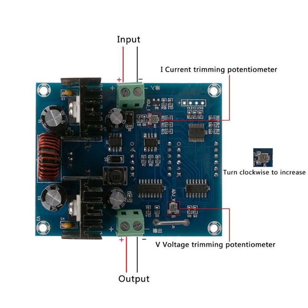 XL4016 DC-DC Digital LED Voltage Regulator Buck Step down Power Supply Module