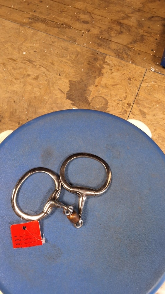 3 Piece Roller Eggbutt Snaffle Bit COPPER ROLLER