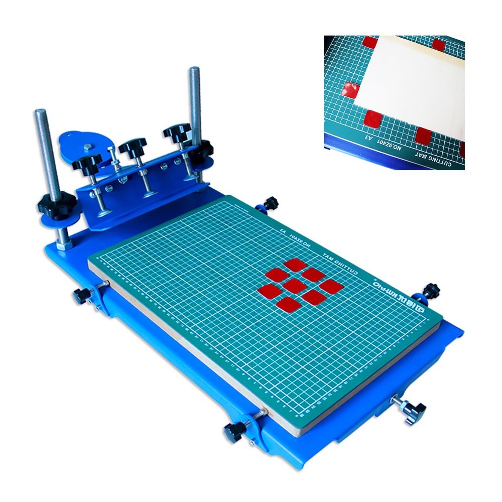 Silk Screen Printing Desktop 3 Direction Micro-registration Screen Printer