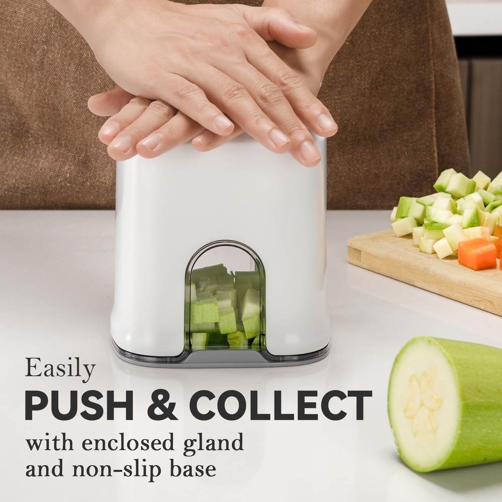 Multifunctional Vegetable Chopper White - 3 Cube,