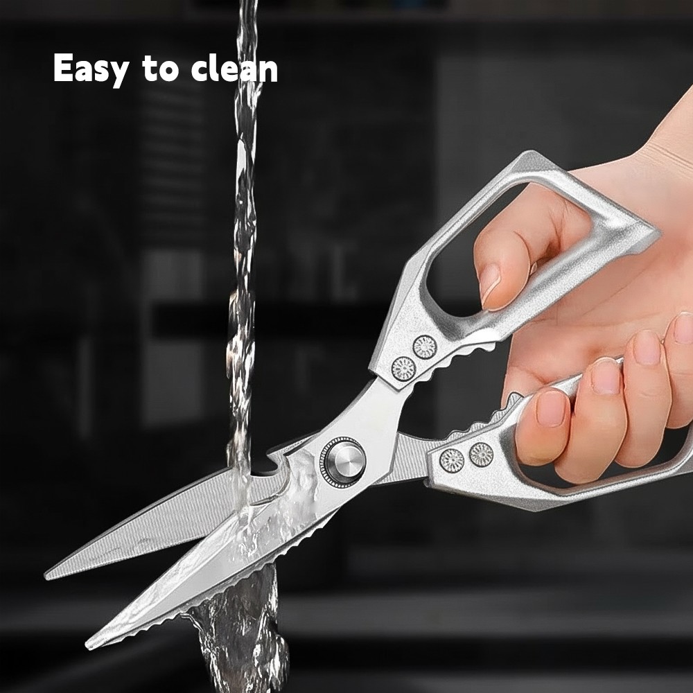 Stainless Steel Multipurpose Kitchen Shears Heavy Duty Scissors Cracking walnuts