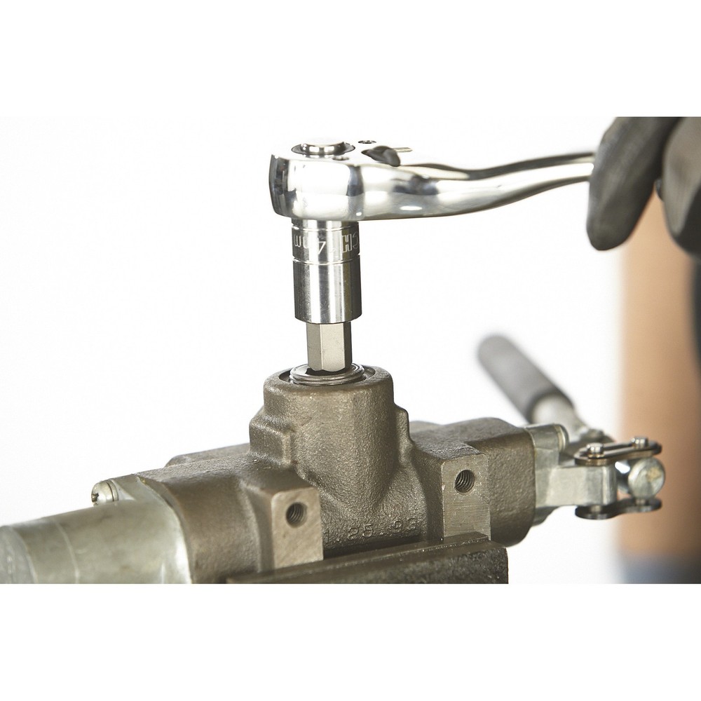 Klutch Hex Bit Socket Set, 7-Pc., Metric