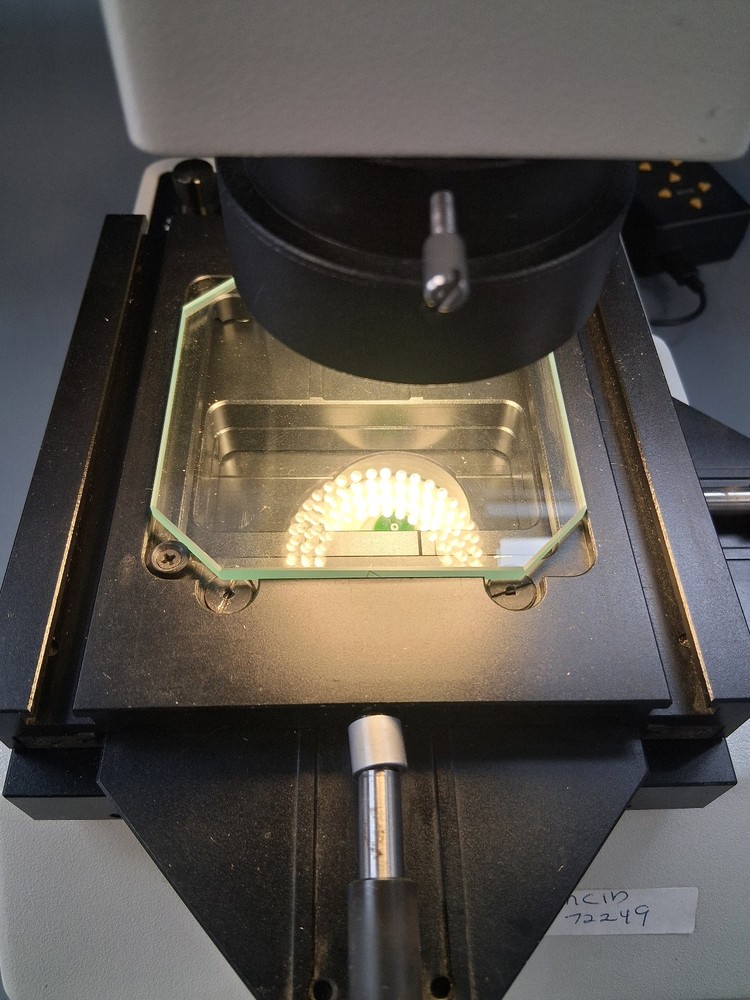MMBT-1DM XY Tool Scope 20X Toolmakers Manual Microscope 2"x2" Stage HDMI Camera