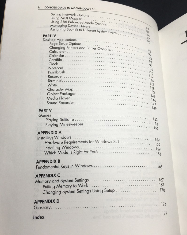 Compudyne Microsoft WINDOWS 3.1 Guide Book Concise Edition, 1992