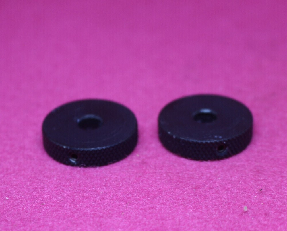 Set of Rhythm Roller Knobs Solid Shaft Mini Pots w/ Bracket For Fender Jaguar