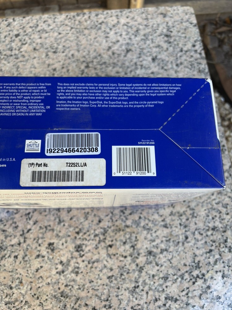 Imation SD-USB-M2 Portable SuperDisk External USB Floppy Disk Drive For Macs NOS