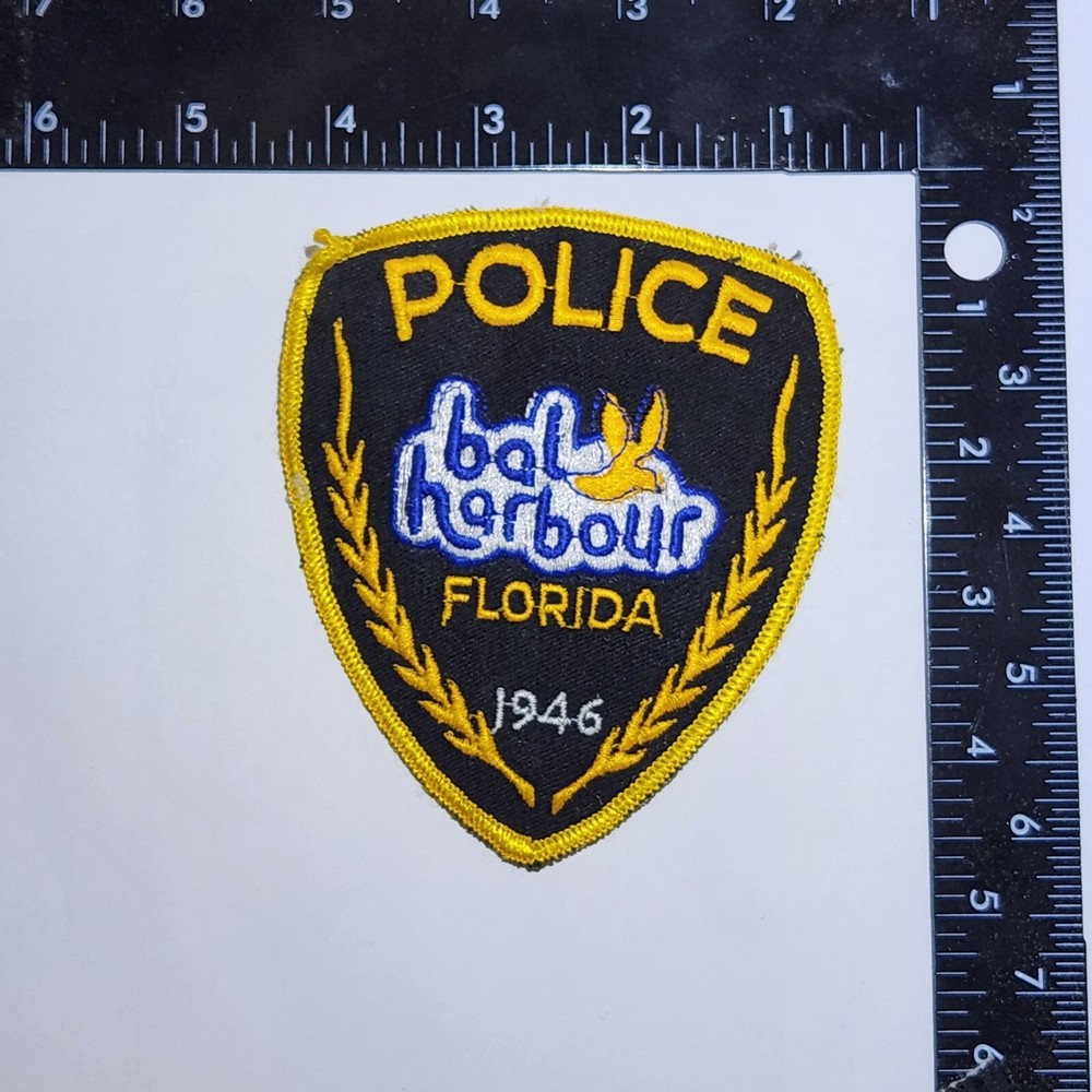 Bal Harbor, Florida Police Patch. Great Condition!