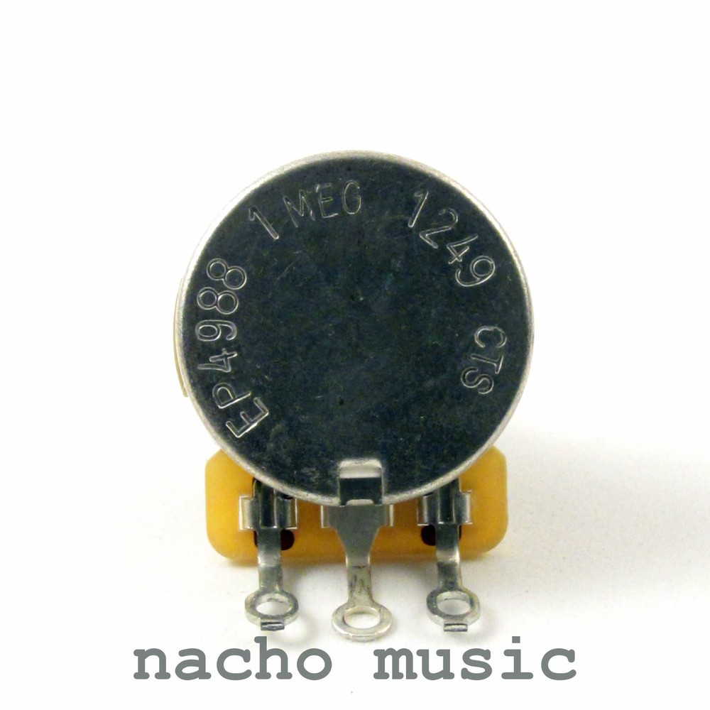 CTS 1 Meg Split Shaft LINEAR Taper Potentiometer Pot