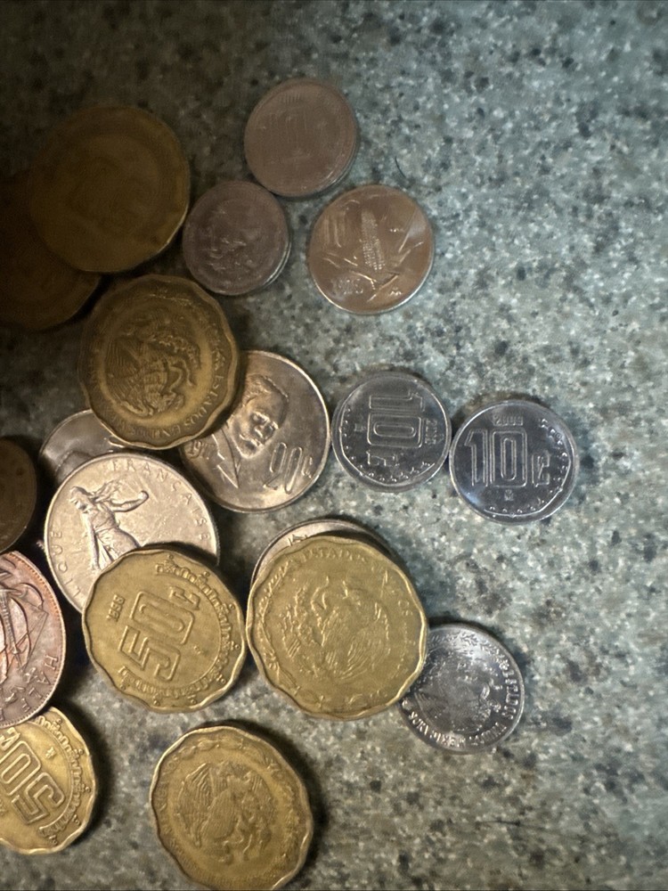 24 Mixed Random World Coins
