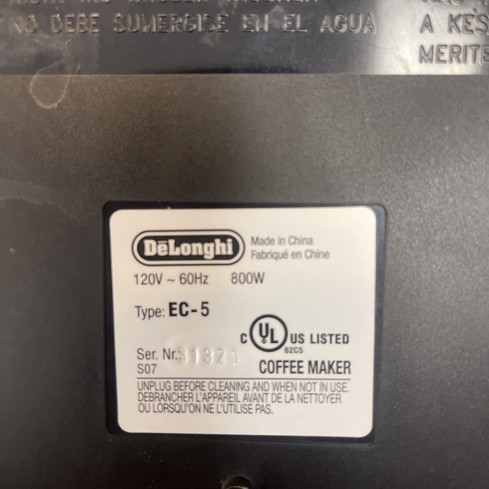 delonghi espresso machine cappuccino coffee maker